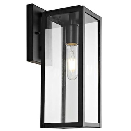 Safavieh Norsan Outdoor Wall Lantern, Clear & Black PLT4006A